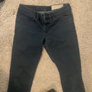 ALLSAINTS women dark denim jeans.